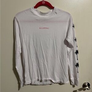 Billabong White Graphic Tee